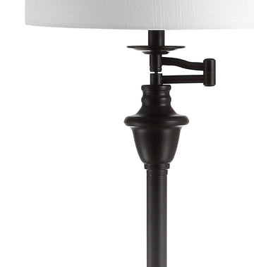 Cora 60" Metal/Glass LED Side Table and Floor Lamp - JONATHAN Y